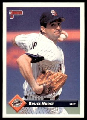 1993 Donruss #576 Bruce Hurst San Diego Padres - Image 1 of 2