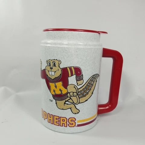 12 Oz Whirley University of Minnesota Golden Gophers Goldy Travel Mug U of M USA Cover