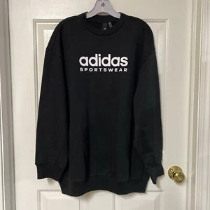 Adidas Sportswear Felpa Grafica Pile All Season Nera Uomo S Nuova con etichette $60 - Foto 1 di 7