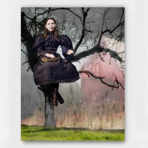 The Girl and the Raven art print - Picture 1 of 3