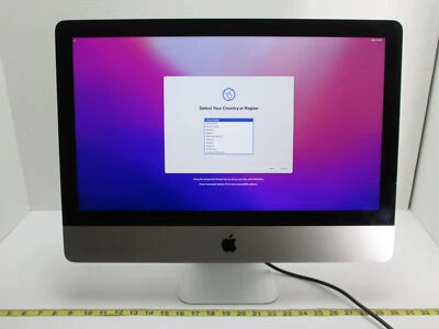 Apple iMac Mac Desktop Computer A1418 21.5" 1TB HDD 8 GB Ram 2.8 Monterey OS A86 - Image 1 of 4