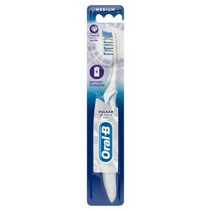 Oral-B ProExpert Pulsar Medium Vibrating Toothbrush 3D White Luxe - Picture 1 of 2