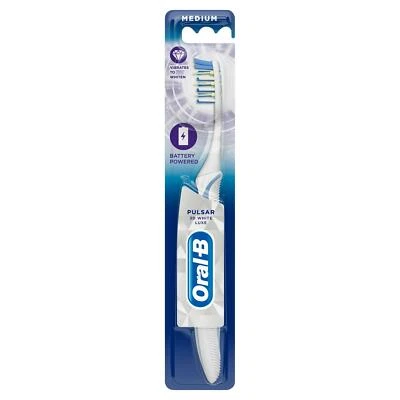 Oral-B ProExpert Pulsar Medium Vibrating Toothbrush 3D White Luxe
