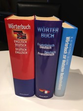 Wörterbücher Englisch / Französisch und Deutsche Rechtschreibung