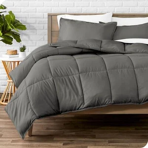 Bare Home Comforter Set - Queen Size - Ultra-Soft - Goose Down Alternative - Pre - Picture 1 of 9