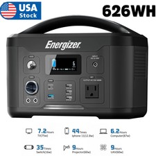 Energizer 626Wh Portable Power Station Solar Generator Emergency Power Supply