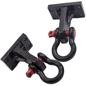 Pair Heavy Duty Tow Hooks Fit For DODGE RAM 2500 / 3500 2010-2017 - Picture 1 of 11