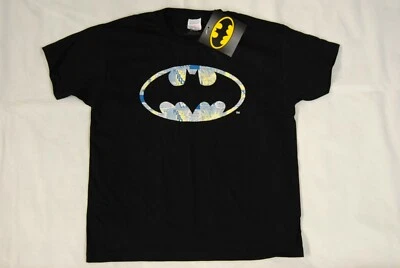 Batman Logo Dc Comics Ausstellung Kind Kinder T-Shirt Neu Official Superheld RAR - Bild 1 von 4