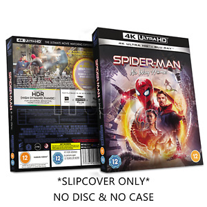Spider Man No Way Home Bluray 4k Ultra Slip Cover Only Custom Handmade (NO DISC)
