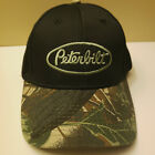 Peterbilt Hat Cap Men Black Camo Strapback Nissin Logo Trucking All State Euc