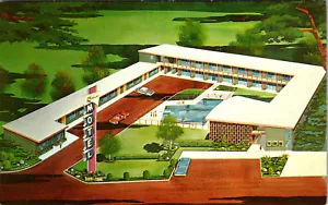 MOUNTAIN HOME, IDAHO - HILANDER ROADSIDE MOTEL - VINTAGE POSTKARTE - Bild 1 von 2