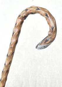 Vintage Antique 1800’ Blackthorn Sterling Silver Woman Shoe Walking Stick Cane - Picture 1 of 11