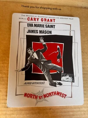 North By Northwest (1959) UK Reg Reg Free Blu Ray Steelbook Alfred Hitchcock VGC - Image 1 of 4