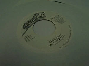 Carol Hall If I Be Your Lady / Ain't Love Easy 45 RPM Elektra Records VG+ pop - Picture 1 of 2