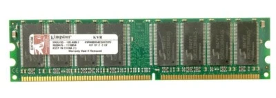 Kingston 1GB DDR 400MHz PC-3200 Memory (KVR400X64C3A) - Image 1 of 2