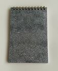 New Silver Glitter Notepad "Sparkle and Shine" 6" x 4" made in India 50 Pages