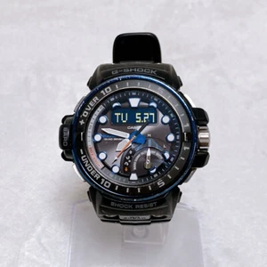 Casio G-Shock Gulfmaster GWN-Q1000-1AJF Quad Sensor Radio Solar Blue Bezel r# - Picture 1 of 10