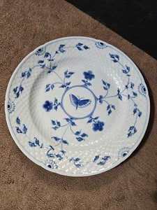 BING & GRONDAHL B&G DANIMARCA BLU FARFALLA PIATTO 10 1/4" OTTIME CONDIZIONI - Foto 1 di 6