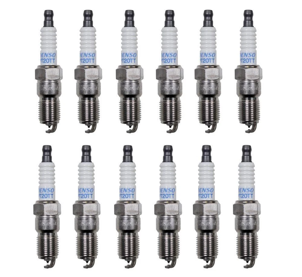 Juego de 12 bujías denso hueco 0,040 para Jaguar XJ12 XJS Chevy Ford Eagle Mazda Foto 1 de 1