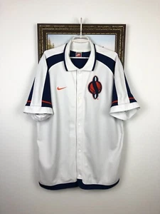Vintage Nike 90's Syracuse Basketball Shootaround Button Up Jersey Mens Size M - Picture 1 of 11