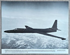 11x14 ZDJĘCIE LOCKHEED U-2 DRAGON LADY SAMOLOT SZPIEGOWSKI US AIR FORCE USAF SAMOLOT WOJENNY