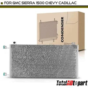AC Condenser w/ Bracket for Cadillac Escalade Chevrolet Silverado 1500 GMC Yukon - Picture 1 of 9