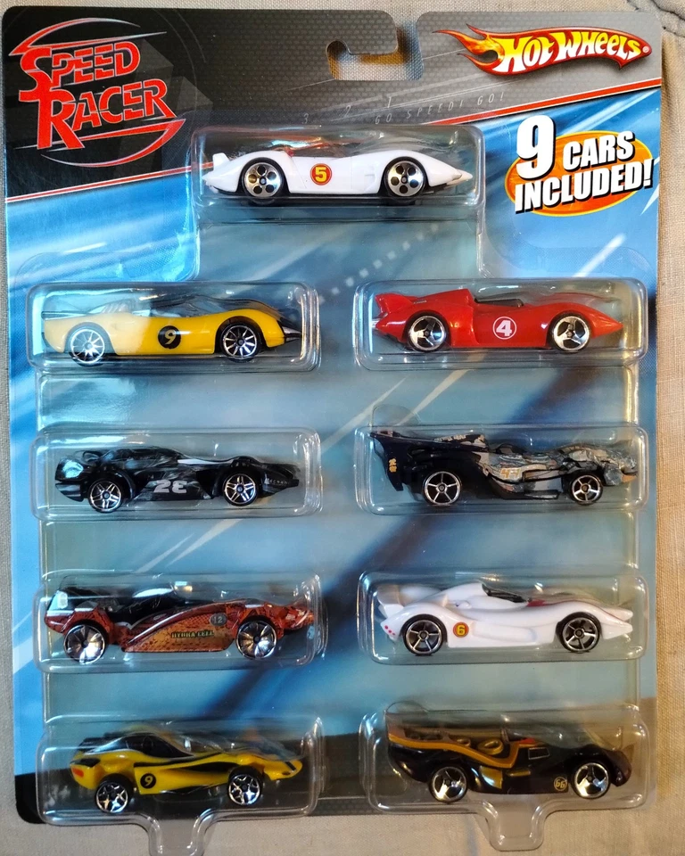 Paquete de 9 autos Hot Wheels Speed Racer 2007 Foto 1 de 1