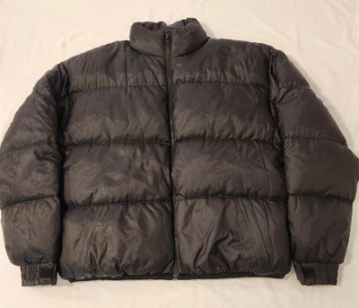 Gap Men's XL Down Lined Puffer Jacket Barely Worn Black Amazing Condition - Image 1 of 4