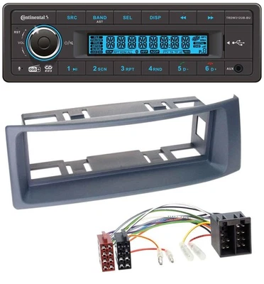 Continental MP3 DAB USB Bluetooth Autoradio für Renault Scenic Megane bis 03 gra - Bild 1 von 4