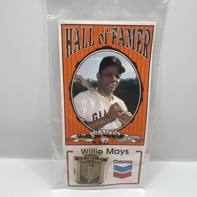 Vintage 1991 Chevron Willie Mays Hall Of Fame San Francisco Giants Lapel Pin - Image 1 of 4