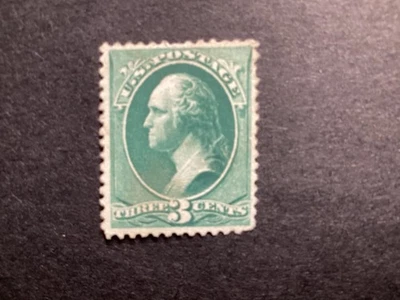 United States US Stamp 19th Century 1881 Re-Engraved #207 2c Washington light cx - Image 1 of 2