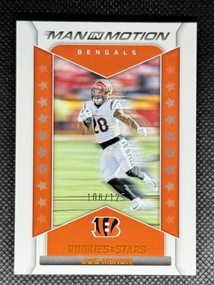 2022 Panini Rookies & Stars #MM-8 Joe Mixon Man In Motion Orange #/125 - Image 1 of 2