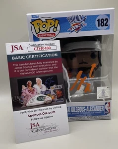 Shai Gilgeous-Alexander Signed Autographed Funko Pop OKC Thunder JSA AUTHENTIC - Picture 1 of 16
