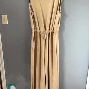 Womens tan jumpsuit size - Picture 1 of 3