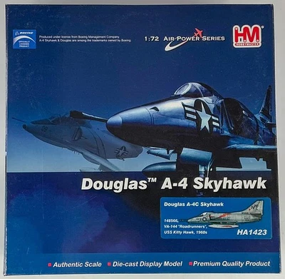 Modelo diecast Hobby Master HA1423 A-4C Skyhawk VA-144 'Roadrunners' escala 1/72 Foto 1 de 4