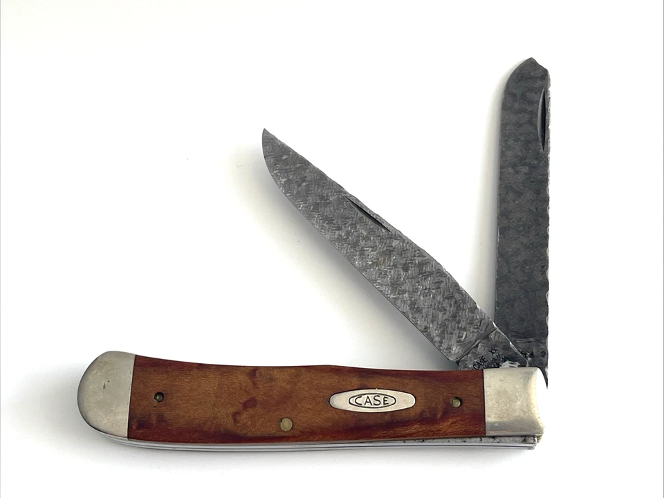 Case XX 7254 Trapper Daniel Armstrong Custom Collab Damascus Walnut USA 1991 - Image 1 of 4