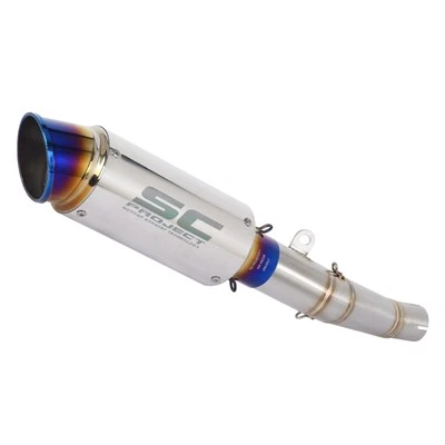 Para Yamaha YZF R6 2006-2023 Sistema Deslizable Puntas de Escape Tubo Medio Reemplazar Silenciador Foto 1 de 4