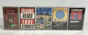 TALKING HEADS Cassette Tape Lot x5 Remain Little Creatures True Stories Tongues - Imagen 1 de 15