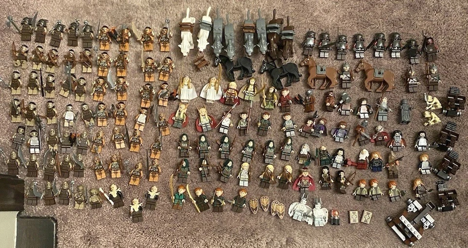 Lego Lord Of The Rings Hobbit Lotr 147 Minifigures/Figures Lot Orc Uruk Elf Etc. - Image 1 of 4