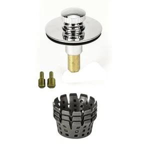 Universal Lift n Lock (Push Pull) Bath Tub/Bathtub Drain Stopper Includes 3/8... - Picture 1 of 6