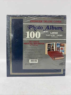 先锋豪华封面照片 8 英寸 X 10 英寸相册 50 张 100 页“快速 Stik”页 — 第 1/4 张图片