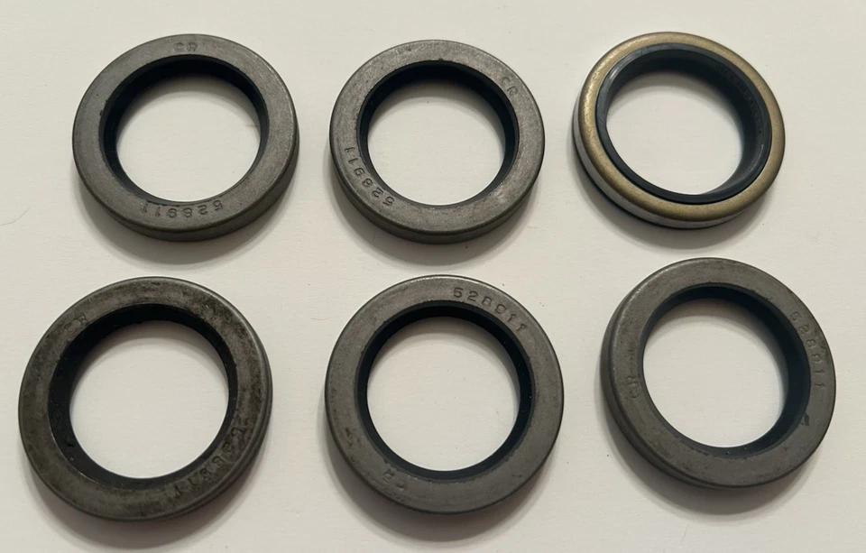 Pacote com 6 selos de óleo genuínos Oregon 49-045 substitui Briggs 391086S lote de 6 - Imagem 1 de 1