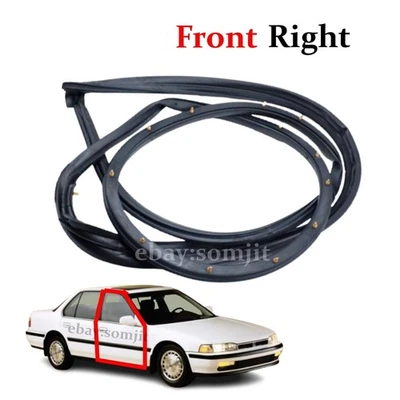 Sello de goma para puertas delanteras derechas para Honda Sedán Accord 1990-1993, 1 pieza Foto 1 de 4
