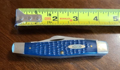 Navaja de bolsillo Case 6375 Blue Bone de 3 hojas Foto 1 de 4