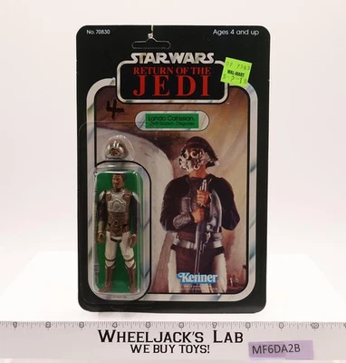 Lando Calrissian Skiff Guard 65 Back-B Star Wars ROTJ 1983 Kenner NUEVO SELLADO Foto 1 de 4