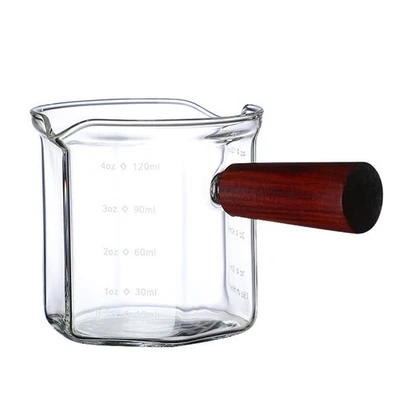 1 Pcs Clear Kitchen Measure Mug Coffee Supplies 120Ml K5M38446 - Image 1 of 4