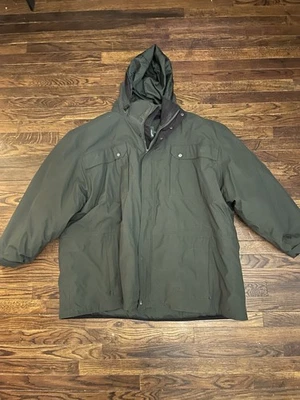 Cabelas Outdoor Gear Parka Jacket Size 5XL Reg  Dark Green - Image 1 of 4