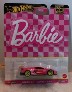 Mattel Hot Wheels Premium Pop Culture Barbie 65 Corvette C8.R Car - Picture 1 of 11