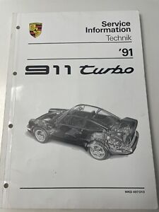 1991 Porsche 911 Turbo Information Technik WKD497010 Original