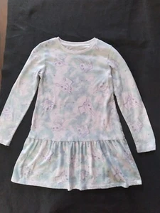 Stars Wars Lucas Film LTD.  Mädchen Langarm Blau/Lila Grogu Baby Yoda Kleid  - Bild 1 von 5